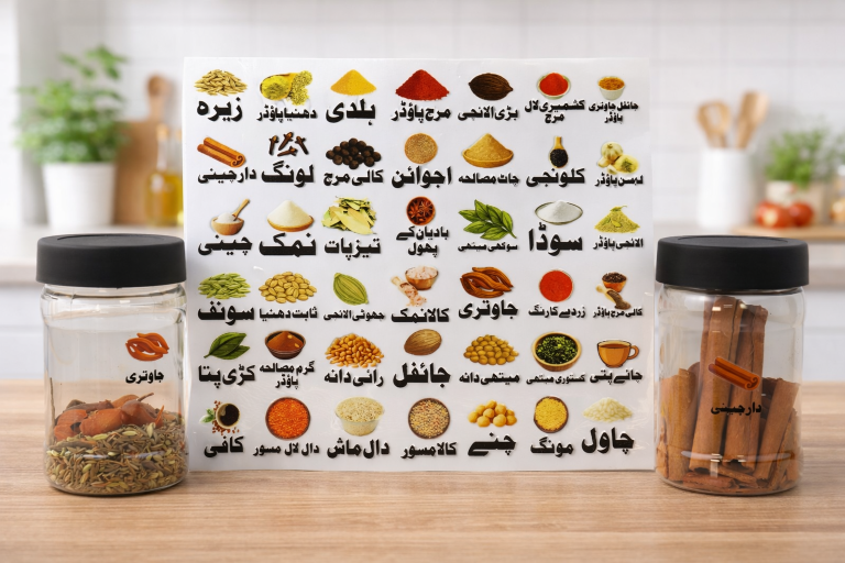 kitchen spice stickers