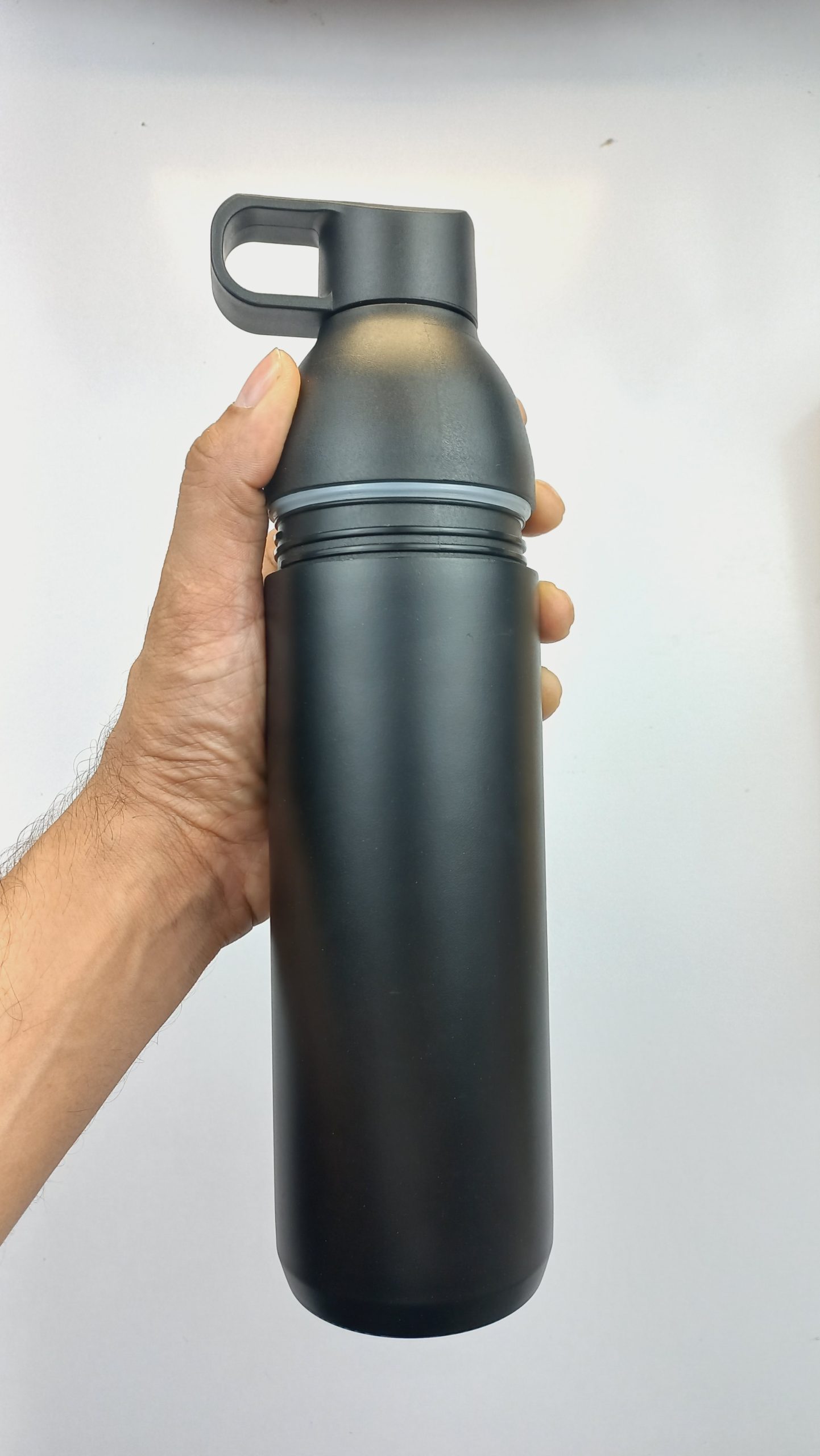 Stainless Steel Insulated Water Bottle 500ml – Leakproof | Flip Lid & Loop Cap | Hot & Cold Bottle